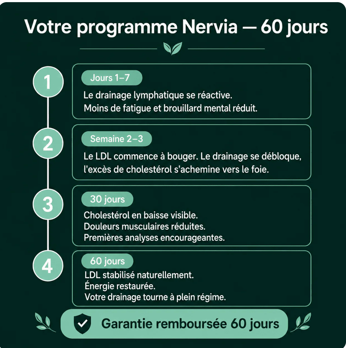 Gélules de Drainage Lymphatique · Transformation totale en 60 jours