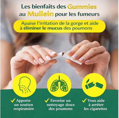 Mullein Gummies -complément alimentaire à base de plantes