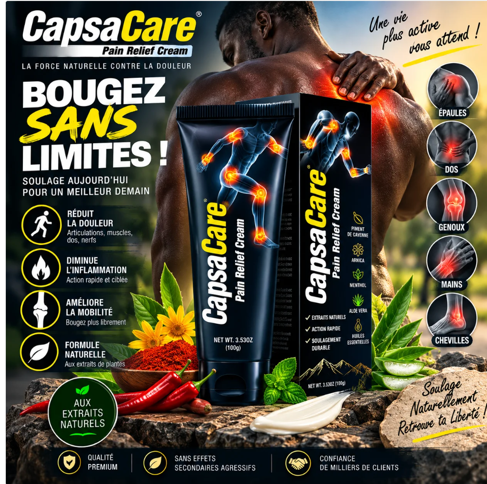 CapsaCare – La solution naturelle contre la neuropathie et les douleurs nerveuses