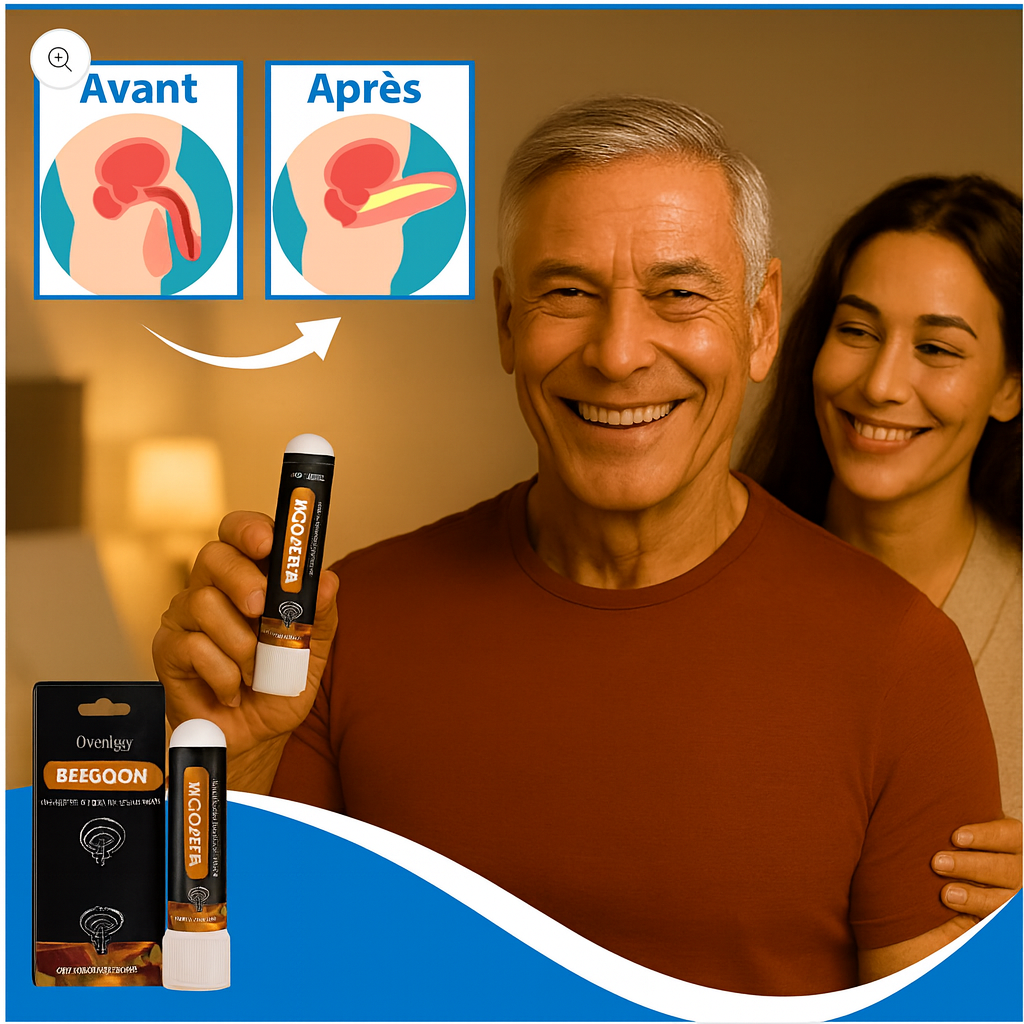 ProstaForce™ Bee Inhaler – Agit en quelques minutes, soulage durablement