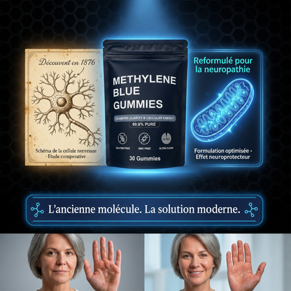 Gummies au bleu de méthylène - Soutien Confort Nerveux