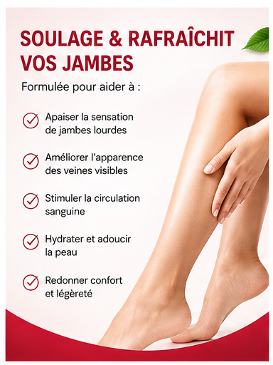 AFRALIS VeinCare™ – Crème Jambes Légères & Veines Apparentes